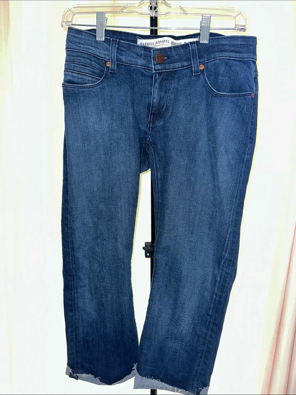 Barbell Apparel Dark Indigo Capri size 28